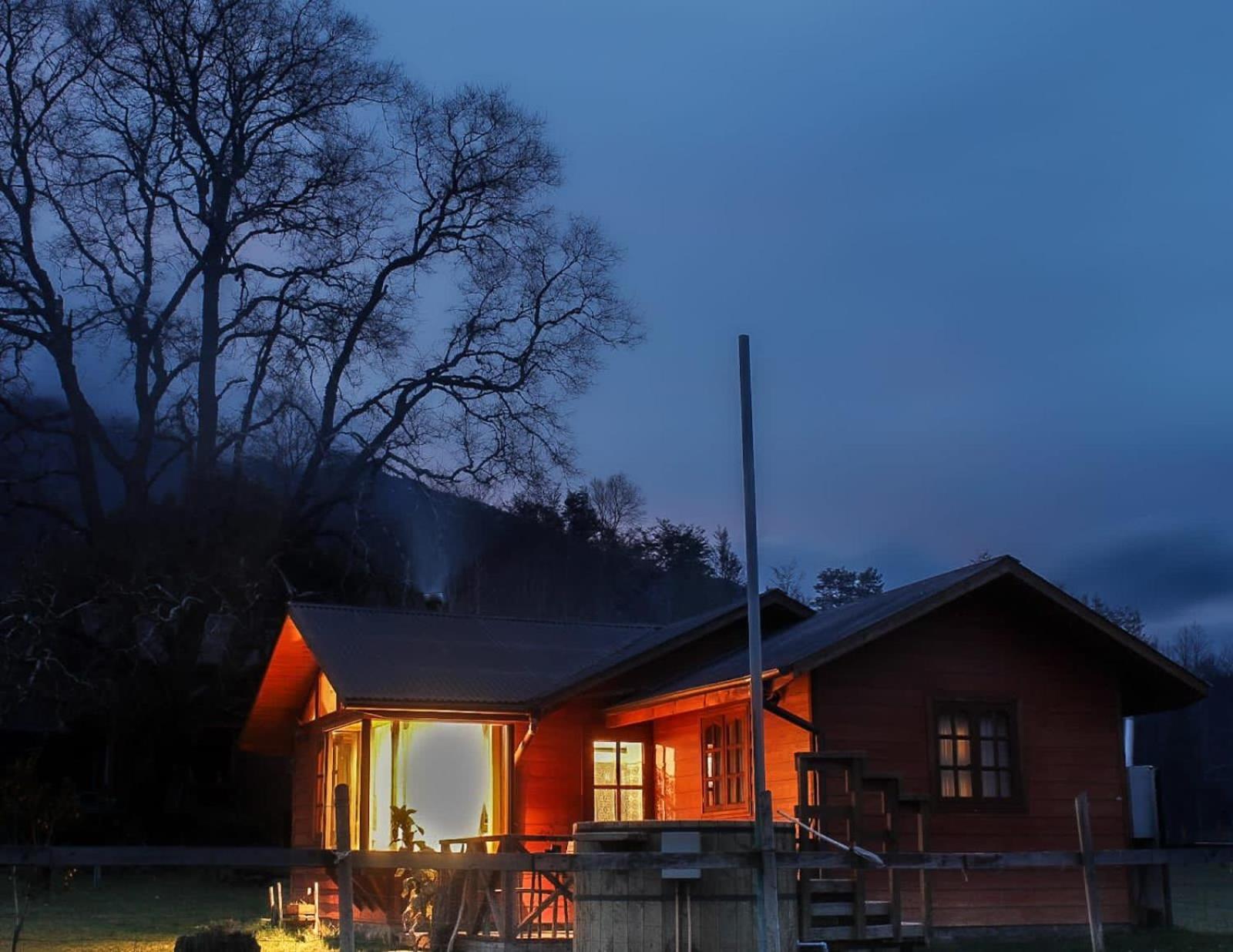 Cabanas Los Canelos Hermosa Granja En Pucón Exteriör bild